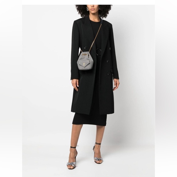 Saint Laurent Mini Joe Sailstripe Canvas Bucket Bag - Picture 3 of 6